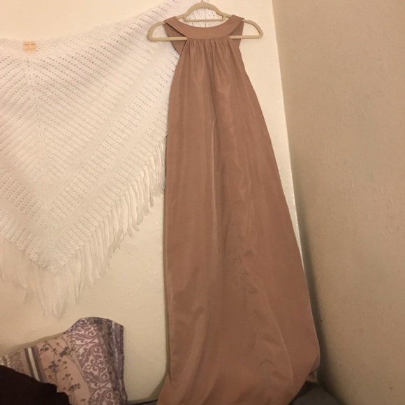 Esley | Nude peach evening dress - Picture 5 of 14